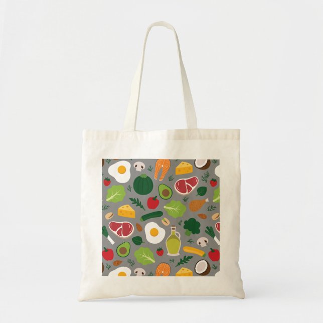 Keto Tote Bag Tygkasse (Framsidan)