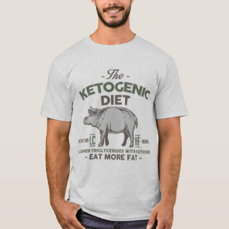 KETOGENIC BANTA: Äta tjock - Triglycerides, den T-shirt