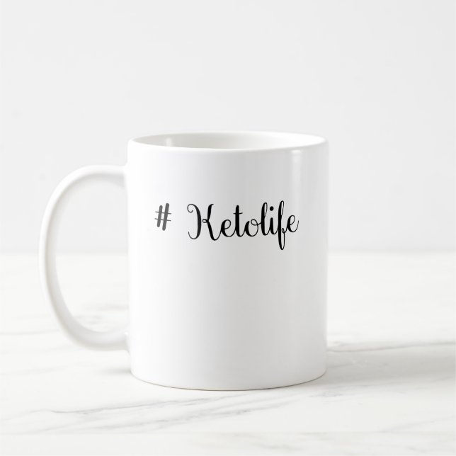 Ketolife, Ketogen Diet, Ketones, Funny ketones Kaffemugg (Vänster)