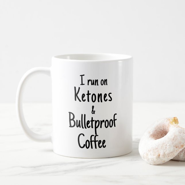 Ketoner och skottsäkra kaffekängor i mugg (Med munk)