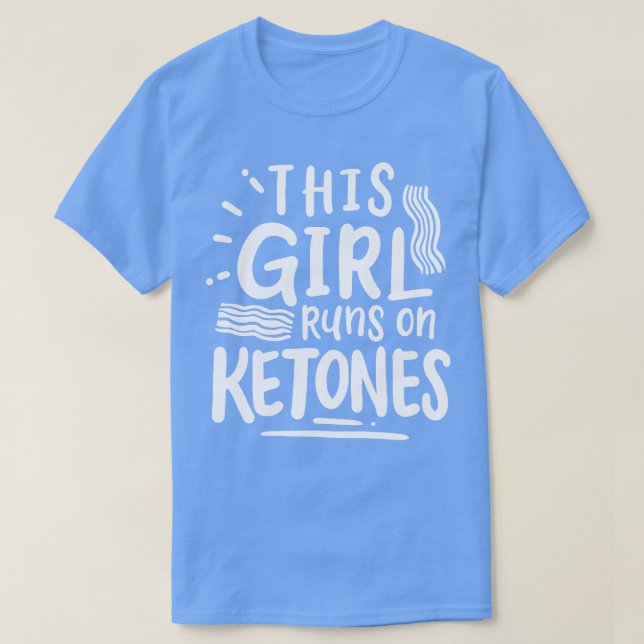Ketones Keto Diet T Shirt (Design framsida)