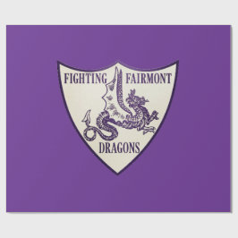 Kettering, Ohio Fighting Fairmont Dragons logotyp Presentpapper