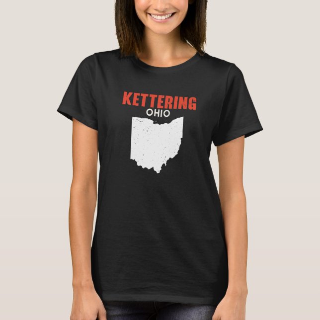 KETTERING Ohio USA State America Travel Ohioan   T Shirt (Framsida)