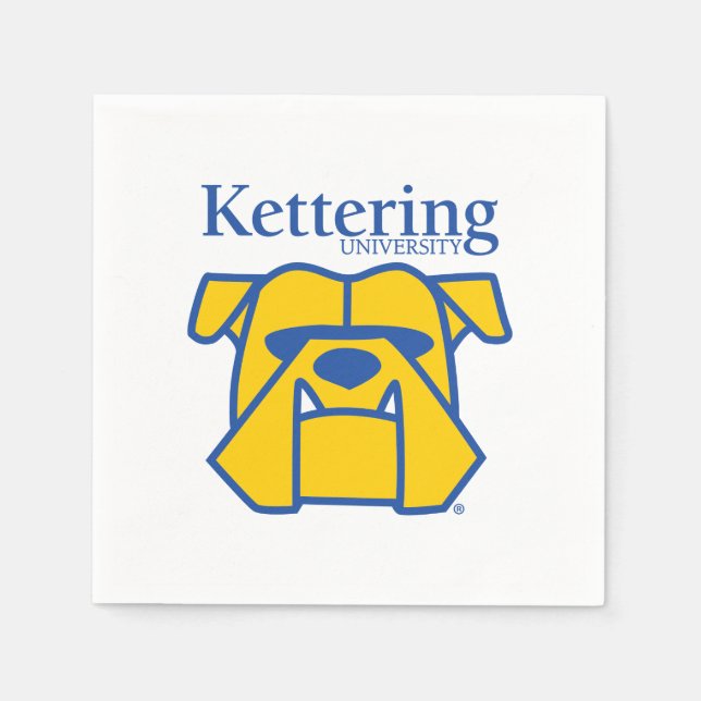 Kettering University Bulldogs Pappersservett (Framsidan)