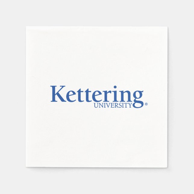 Kettering University Logo Pappersservett (Framsidan)