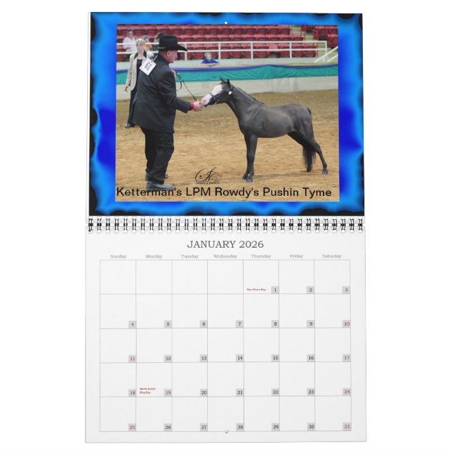 Kettermans kalender för Lil Pondarosa kortkort (Jan 2026)