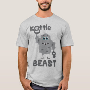 Kettle Beast (söt kettlebellmonster) T-shirt