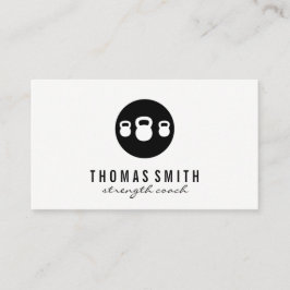 Kettle Bell Personal Trainer Visitkort