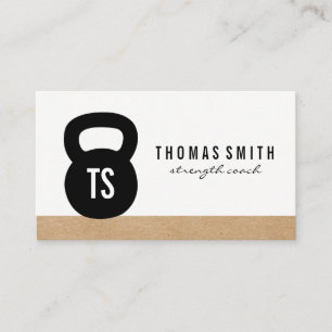 Kettle Bell Personal Trainer Visitkort
