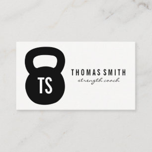 Kettle Bell Personal Trainer Visitkort