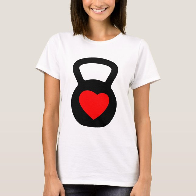 KETTLE--BELLKÄRLEKT-TRÖJA T-SHIRT (Framsida)