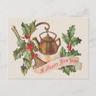 Kettle Fire Holly Vykort