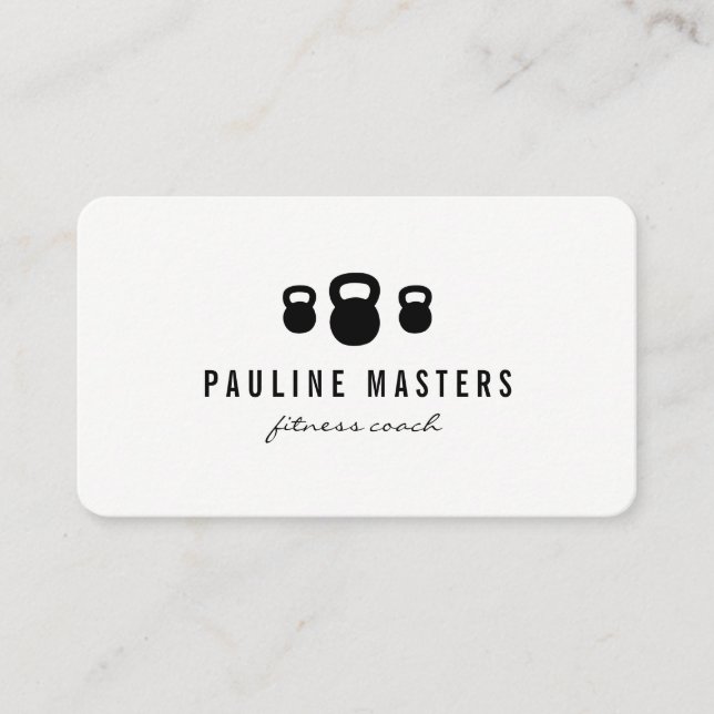 Kettle Klockor Fitness Coach-förmånskort Lojalitetskort (Framsida)