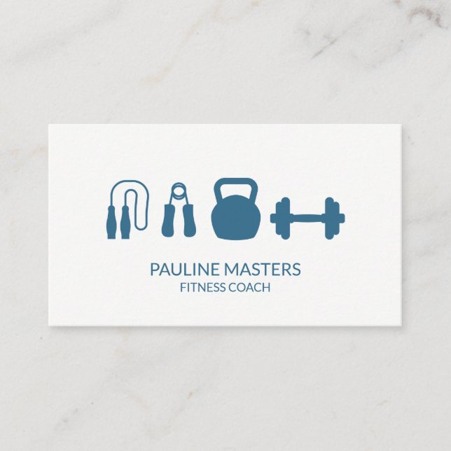 Kettle Klockor Sprinter Fitness Coach Möte Tidsbeställning Kort (Framsida)