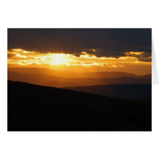 Kettle Pond Sunset Hälsningskort