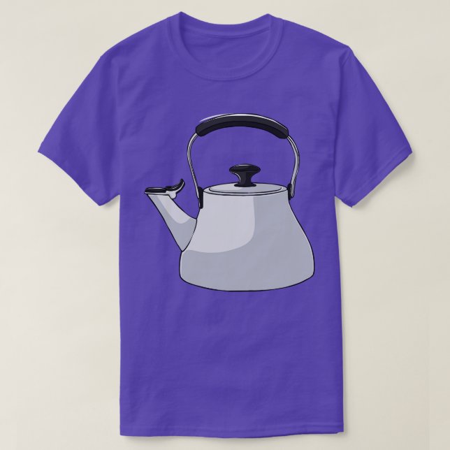 Kettle Tea Coffee Caffeine Drink T Shirt (Design framsida)