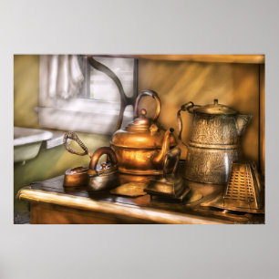 Kettle - Teakrukar och järn Poster