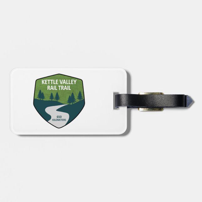 Kettle Valley Rail Trail British Columbia Bagagebricka (Baksida Vågrät)