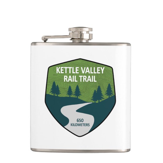 Kettle Valley Rail Trail British Columbia Fickplunta (Framsidan)