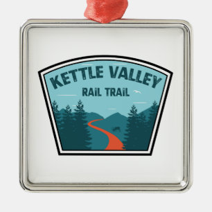Kettle Valley Rail Trail British Columbia Julgransprydnad Metall