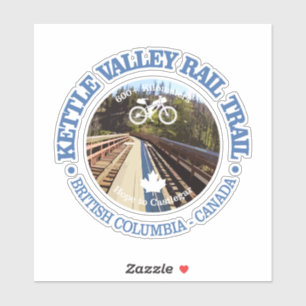 Kettle Valley Rail Trail (cykling c) Klistermärken