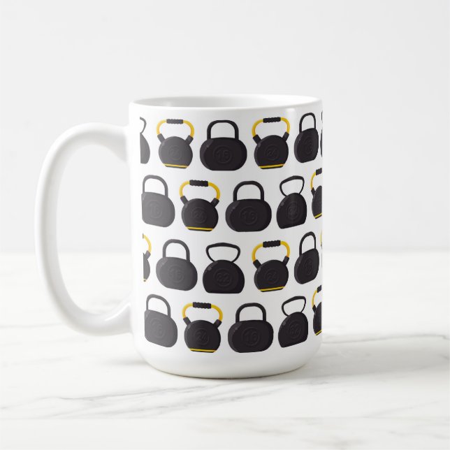 Kettlebell Fitness Mug Kaffemugg (Vänster)