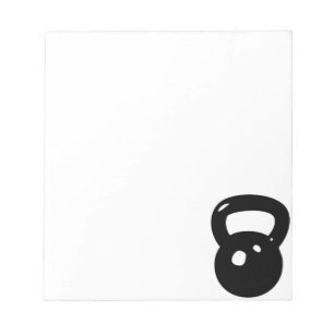 Kettlebell genomkörare anteckningsblock