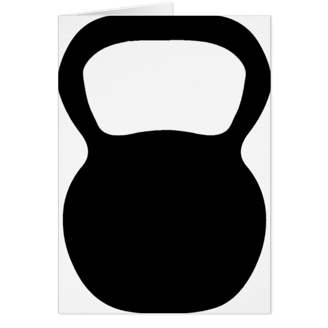 Kettlebell Hälsningskort (Framsidan)