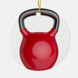 Kettlebell Julgransprydnad Keramik