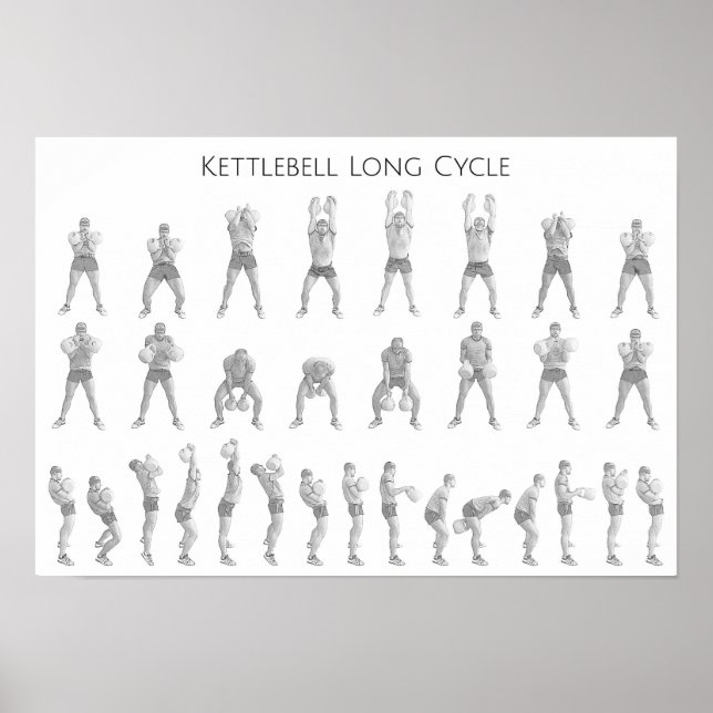 Kettlebell Long Cycle Poster (Framsidan)