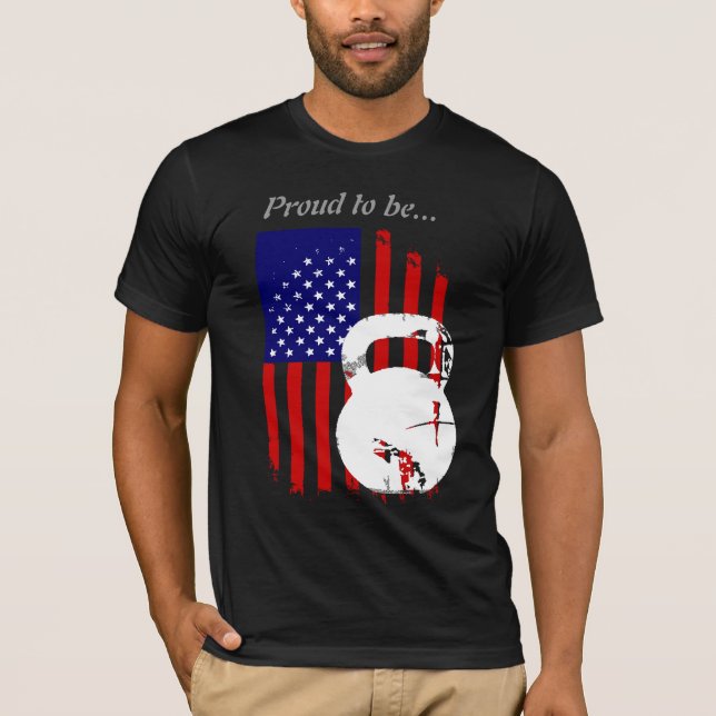 Kettlebell Partriot T-shirt (Framsida)
