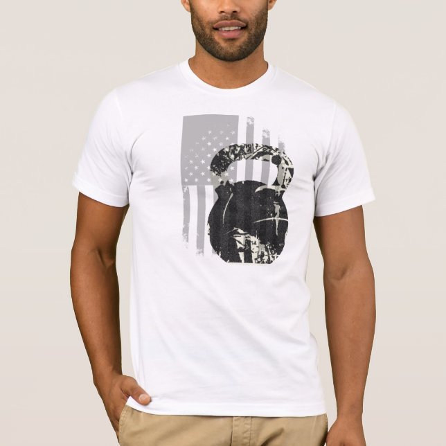 Kettlebell patriot tee shirt (Framsida)