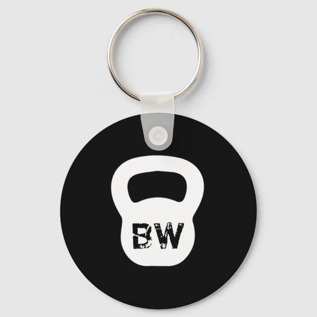 Kettlebell Personal Trainer Nyckelring (Framsida)