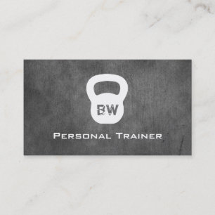 Kettlebell personlig instruktörvisitkort visitkort