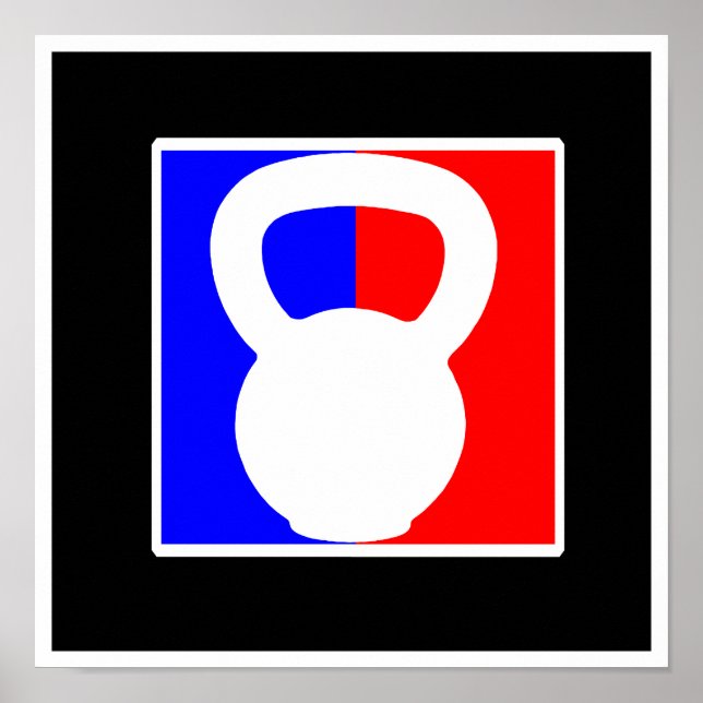 Kettlebell Pro-Logotyp Poster - "Elite Fitness" Sk (Framsidan)