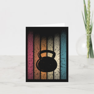 Kettlebell Retro Workout Powerlift BodyBuilder Kort