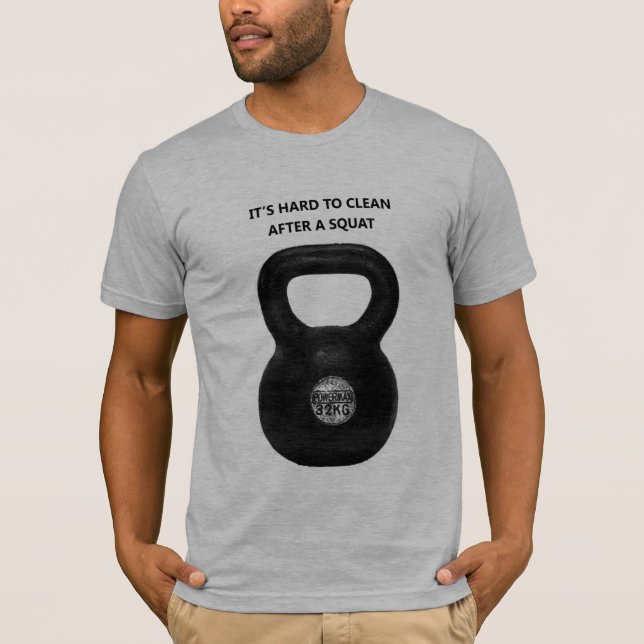 KETTLEBELL-SKÄMT TEE SHIRT (Framsida)
