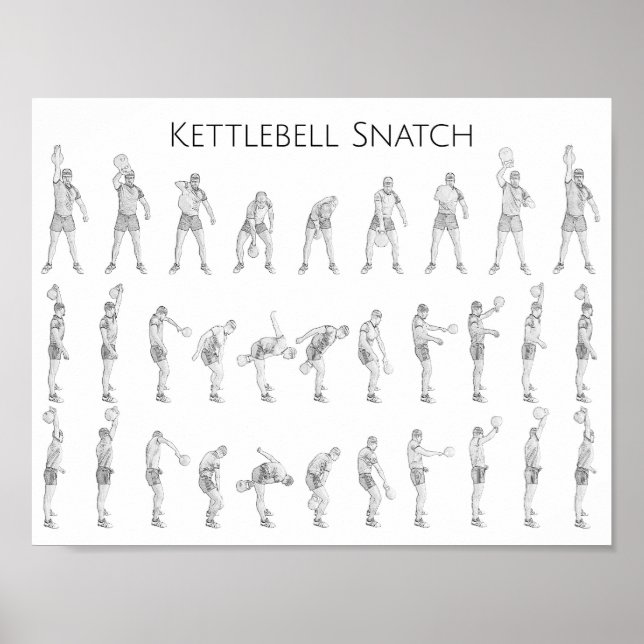 Kettlebell Snatch Poster (Framsidan)