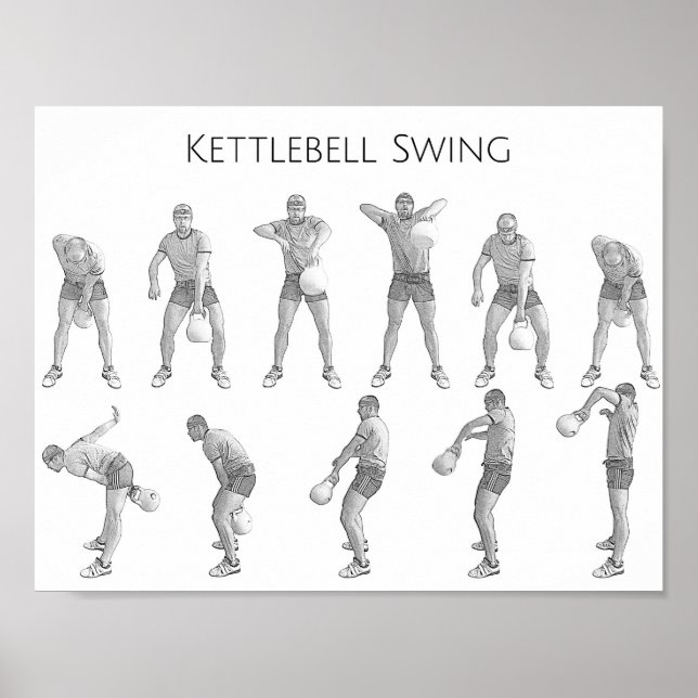 Kettlebell Swing Poster (Framsidan)