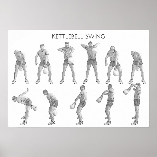 Kettlebell Swing Poster (Framsidan)
