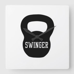 Kettlebell Swinger Fyrkantig Klocka