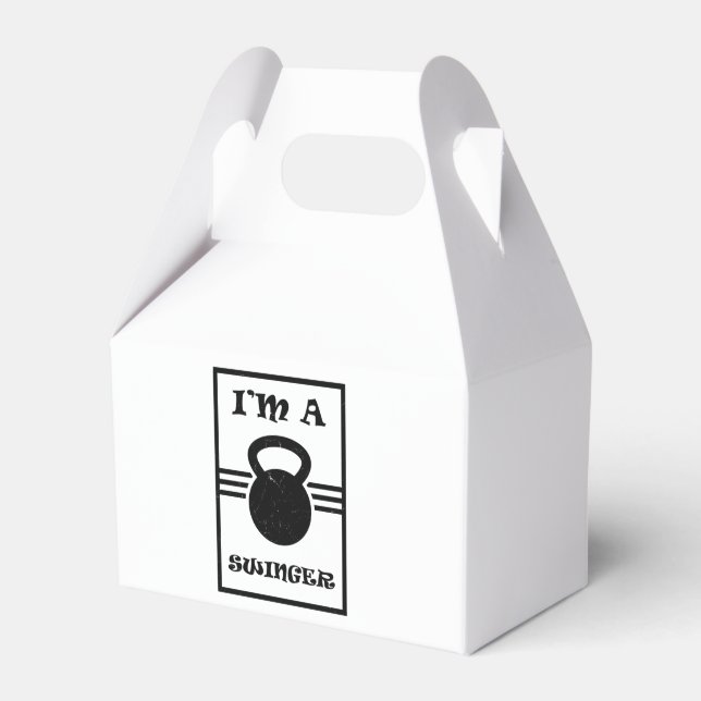 Kettlebell Swinger Presentaskar (Framsidan Sidan)