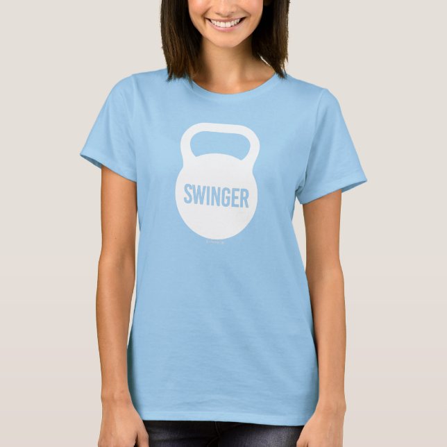 Kettlebell Swinger Tee Shirt (Framsida)