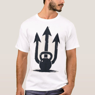 Kettlebell Trident | Triple Arrow Strength & Power T Shirt