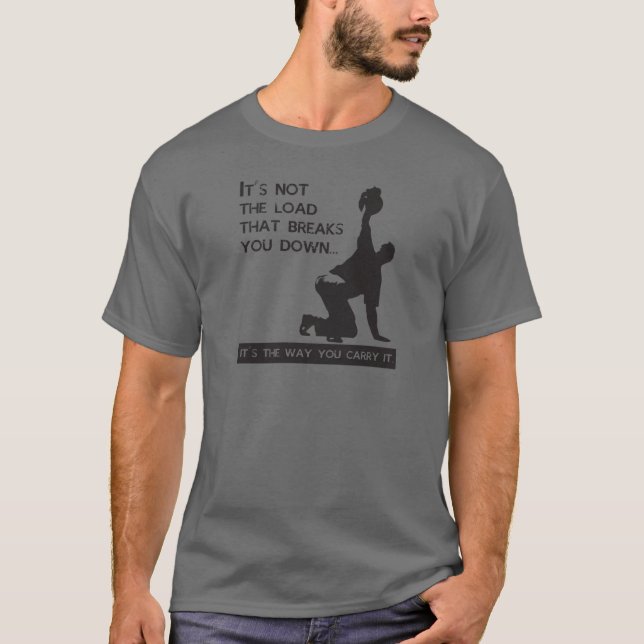 KETTLEBELL-UTSTYRSEL - MOTIVATIONAL T-SHIRT (Framsida)