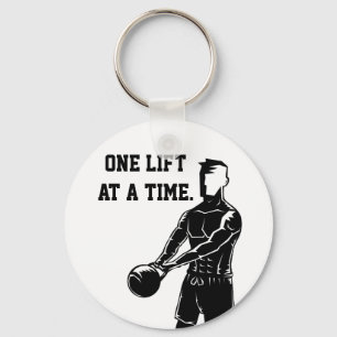 Kettlebell väger den Motivational Nyckelring