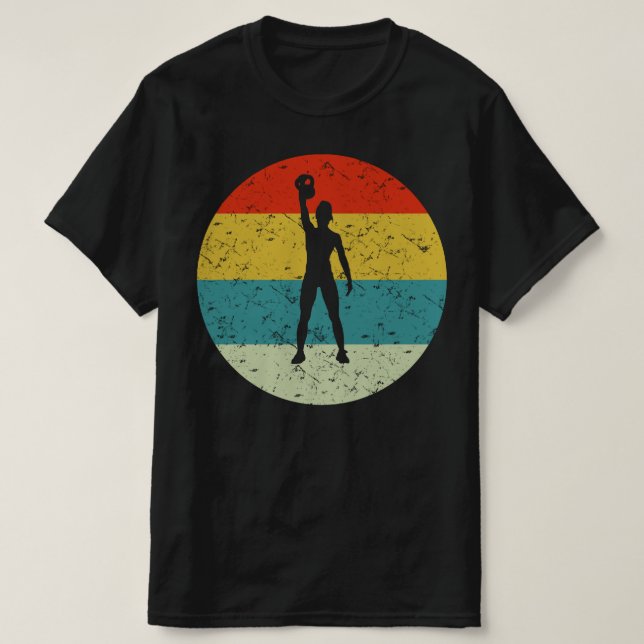 KETTLEBELl vintage silhouette 70s T Shirt (Design framsida)