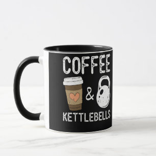 Kettlebells Coffee HIIT Fitness Workout Gym Mugg