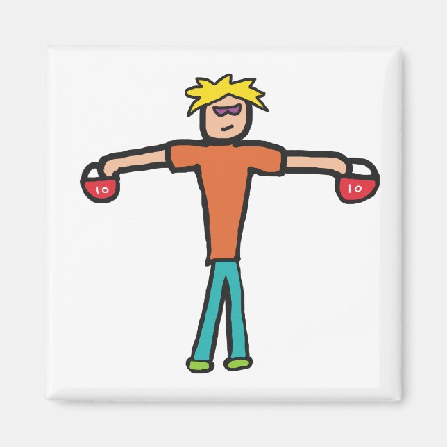 Kettlebells Magnet (Framsidan)