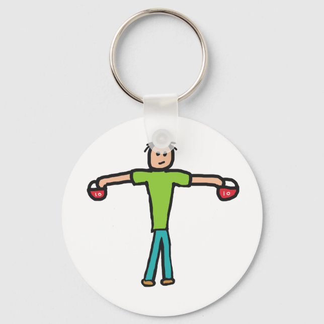 Kettlebells Nyckelring (Framsida)